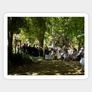 Summer Wedding at Magpie Springs - South Australia by Avril Thomas Sticker